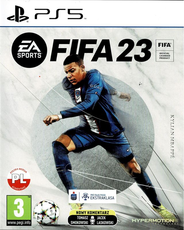 FIFA 23 box art for Playstation 5